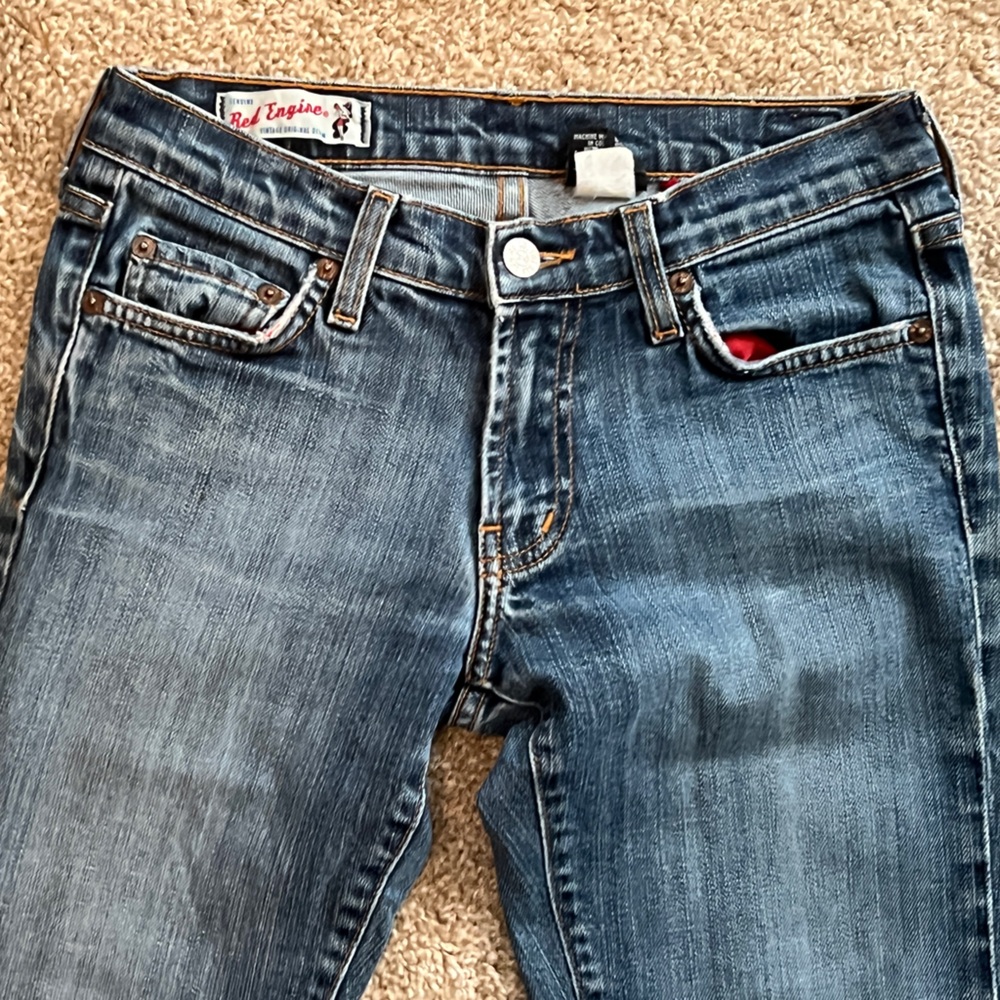 Very cute Red Engine jeans size 2.